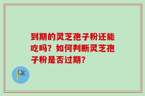 到期的灵芝孢子粉还能吃吗？如何判断灵芝孢子粉是否过期？