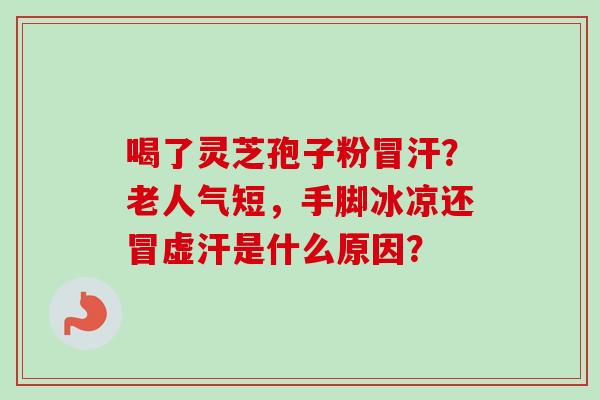 喝了灵芝孢子粉冒汗？老人气短，手脚冰凉还冒虚汗是什么原因？