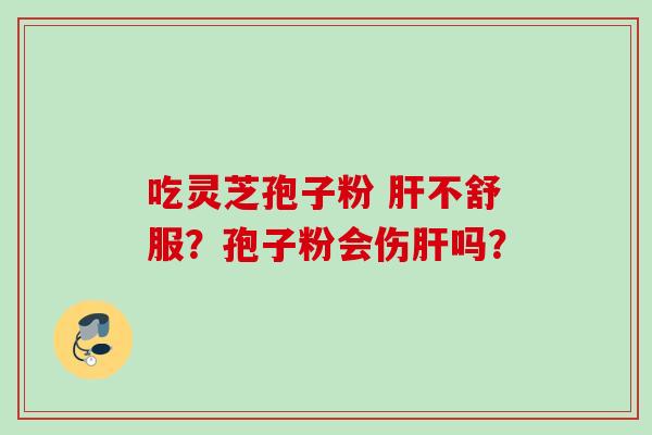 吃灵芝孢子粉 肝不舒服？孢子粉会伤肝吗？