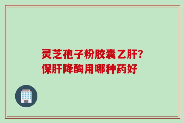 灵芝孢子粉胶囊乙肝？保肝降酶用哪种药好