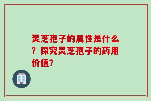 灵芝孢子的属性是什么？探究灵芝孢子的药用价值？