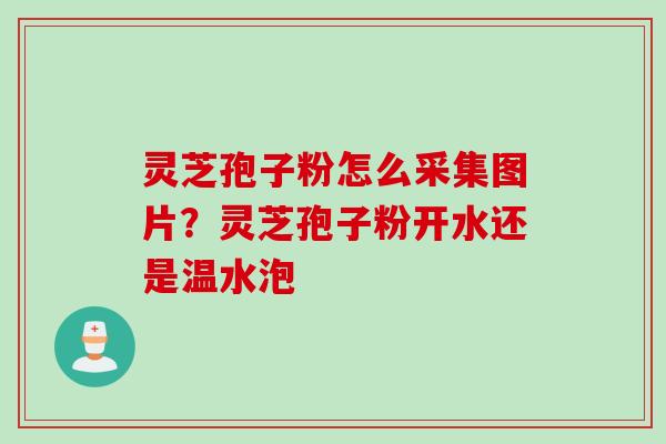 灵芝孢子粉怎么采集图片？灵芝孢子粉开水还是温水泡