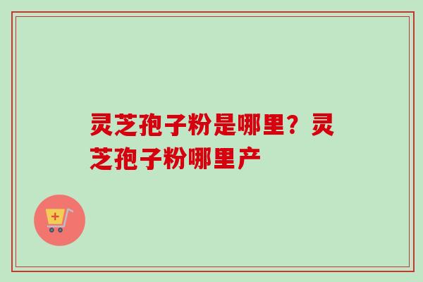 灵芝孢子粉是哪里？灵芝孢子粉哪里产