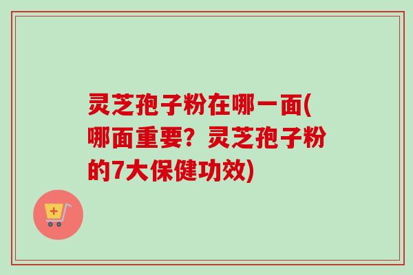 灵芝孢子粉在哪一面(哪面重要？灵芝孢子粉的7大保健功效)