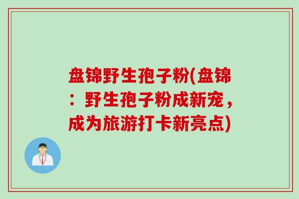 盘锦野生孢子粉(盘锦：野生孢子粉成新宠，成为旅游打卡新亮点)