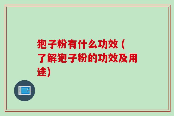 狍子粉有什么功效 (了解狍子粉的功效及用途)