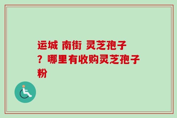 运城 南街 灵芝孢子？哪里有收购灵芝孢子粉