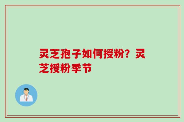 灵芝孢子如何授粉？灵芝授粉季节