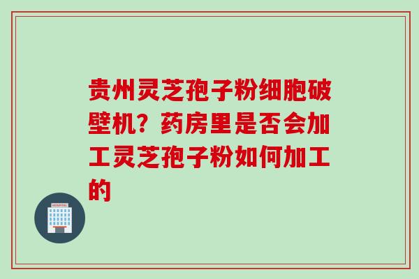 贵州灵芝孢子粉细胞破壁机？药房里是否会加工灵芝孢子粉如何加工的