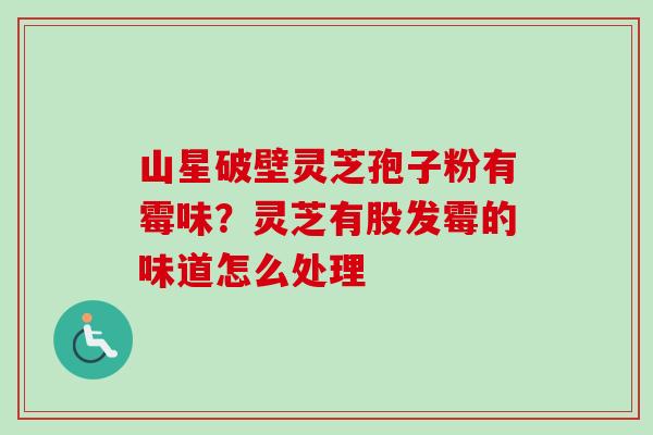 山星破壁灵芝孢子粉有霉味？灵芝有股发霉的味道怎么处理