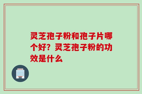 灵芝孢子粉和孢子片哪个好?灵芝孢子粉的功效是什么 灵芝孢子粉和孢子片哪个好?灵芝孢子粉的功效是什么