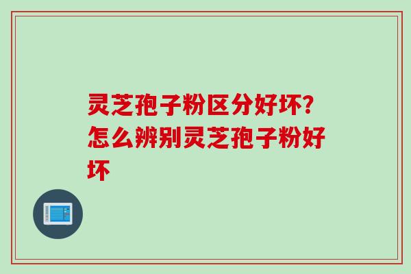 灵芝孢子粉区分好坏？怎么辨别灵芝孢子粉好坏