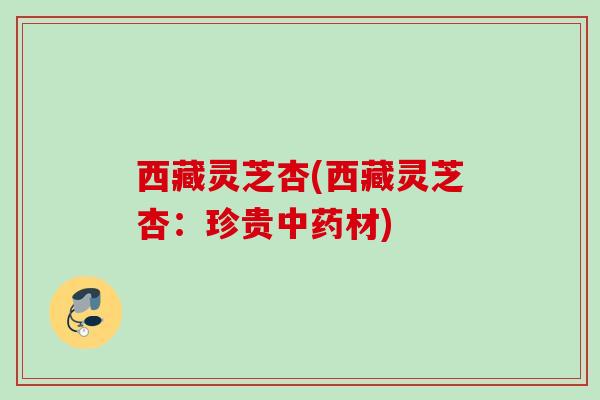 西藏灵芝杏(西藏灵芝杏：珍贵中药材)
