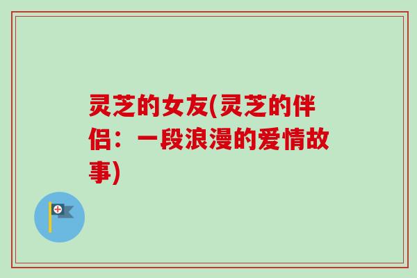 灵芝的女友(灵芝的伴侣：一段浪漫的爱情故事)