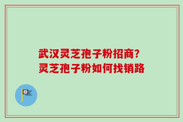 武汉灵芝孢子粉招商?灵芝孢子粉如何找销路 武汉灵芝孢子粉招商?灵芝孢子粉如何找销路