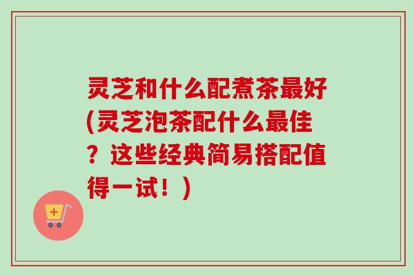 灵芝和什么配煮茶最好(灵芝泡茶配什么最佳？这些经典简易搭配值得一试！)