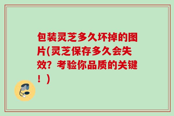 包装灵芝多久坏掉的图片(灵芝保存多久会失效？考验你品质的关键！)