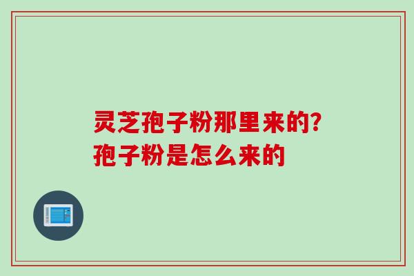 灵芝孢子粉那里来的?孢子粉是怎么来的 灵芝孢子粉那里来的?孢子粉是怎么来的