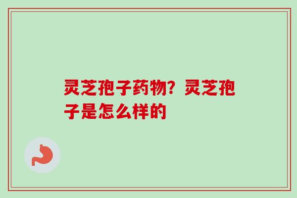 灵芝孢子药物？灵芝孢子是怎么样的