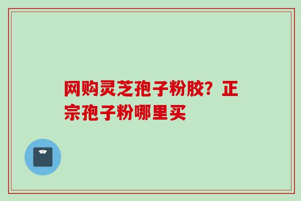 网购灵芝孢子粉胶?正宗孢子粉哪里买 网购灵芝孢子粉胶?正宗孢子粉哪里买