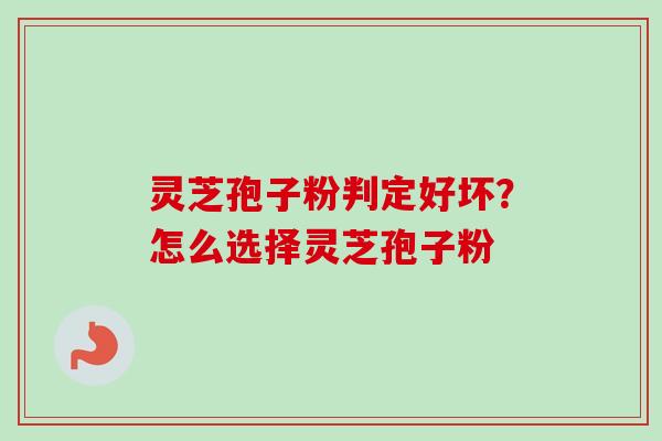 灵芝孢子粉判定好坏？怎么选择灵芝孢子粉