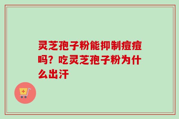 灵芝孢子粉能抑制痘痘吗？吃灵芝孢子粉为什么出汗