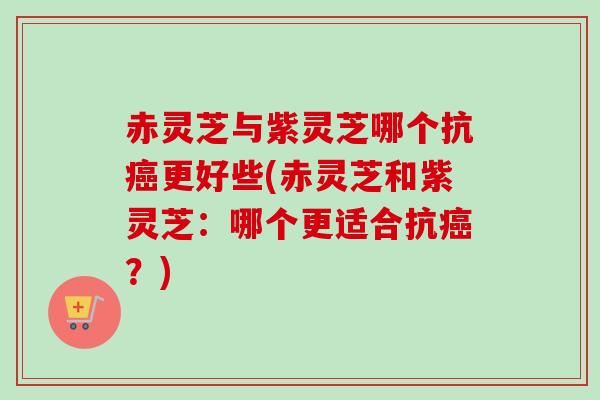 赤灵芝与紫灵芝哪个抗更好些(赤灵芝和紫灵芝：哪个更适合抗？)