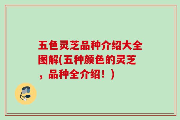 五色灵芝品种介绍大全图解(五种颜色的灵芝，品种全介绍！)