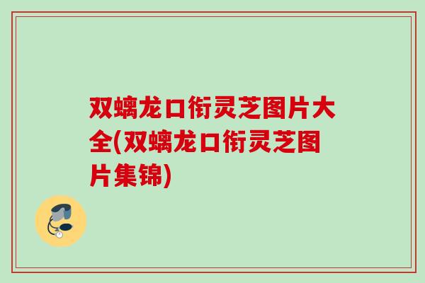 双螭龙口衔灵芝图片大全(双螭龙口衔灵芝图片集锦)