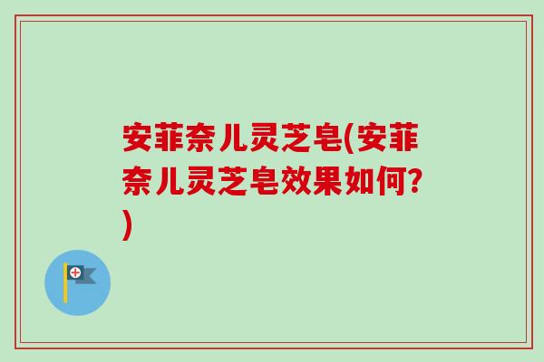 安菲奈儿灵芝皂(安菲奈儿灵芝皂效果如何？)