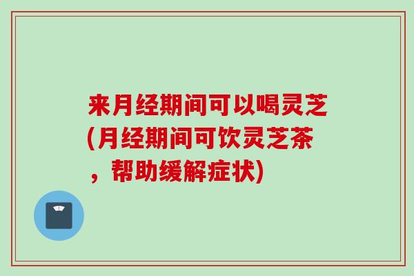 来月经期间可以喝灵芝(月经期间可饮灵芝茶，帮助缓解症状)