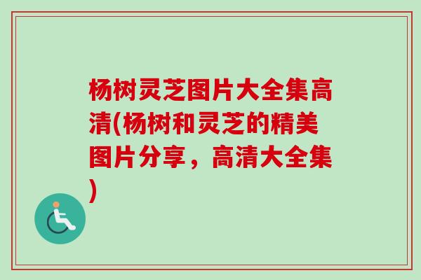杨树灵芝图片大全集高清(杨树和灵芝的精美图片分享，高清大全集)