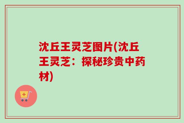 沈丘王灵芝图片(沈丘王灵芝：探秘珍贵中药材)