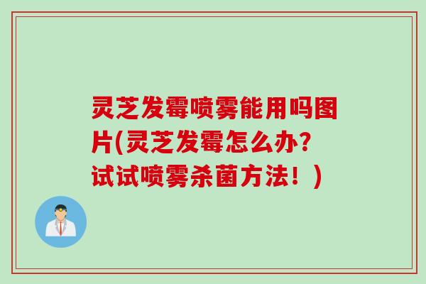 灵芝发霉喷雾能用吗图片(灵芝发霉怎么办?试试喷雾杀菌方法!) 灵芝发霉喷雾能用吗图片(灵芝发霉怎么办?试试喷雾杀菌方法!)