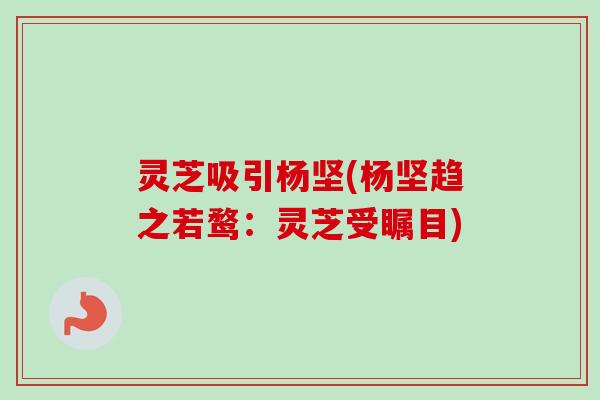 灵芝吸引杨坚(杨坚趋之若鹜：灵芝受瞩目)