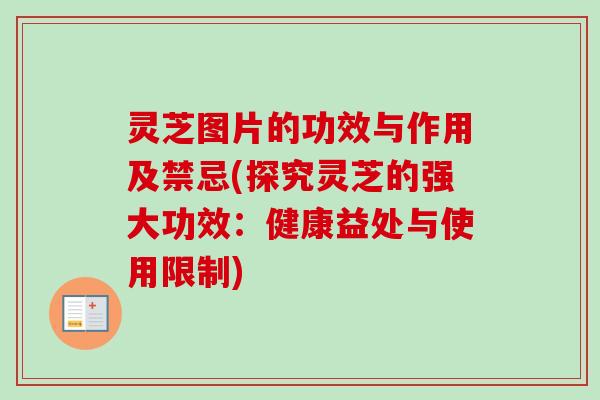 灵芝图片的功效与作用及禁忌(探究灵芝的强大功效:健康益处与使用限制) 灵芝图片的功效与作用及禁忌(探究灵芝的强大功效:健康益处与使用限制)