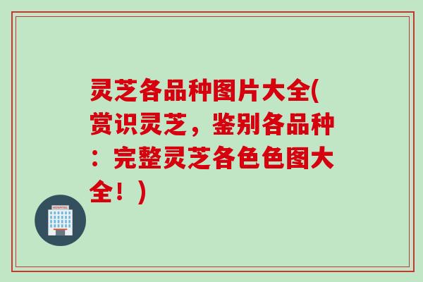 灵芝各品种图片大全(赏识灵芝,鉴别各品种:完整灵芝各色色图大全!) 灵芝各品种图片大全(赏识灵芝,鉴别各品种:完整灵芝各色色图大全!)