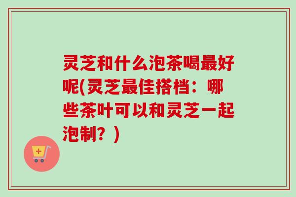 灵芝和什么泡茶喝最好呢(灵芝最佳搭档：哪些茶叶可以和灵芝一起泡制？)
