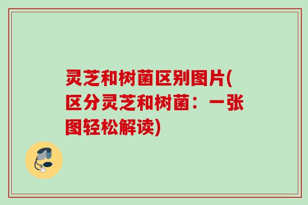 灵芝和树菌区别图片(区分灵芝和树菌：一张图轻松解读)