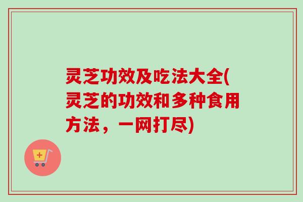 灵芝功效及吃法大全(灵芝的功效和多种食用方法，一网打尽)