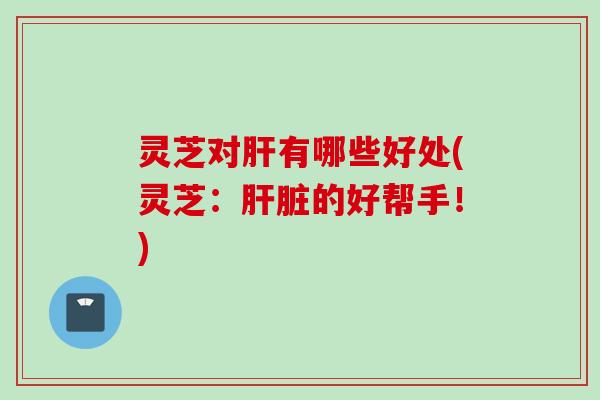 灵芝对有哪些好处(灵芝:的好帮手!) 灵芝对有哪些好处(灵芝:的好帮手!)