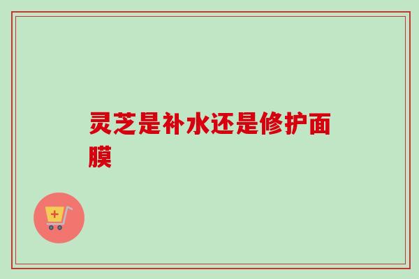 灵芝是补水还是修护面膜