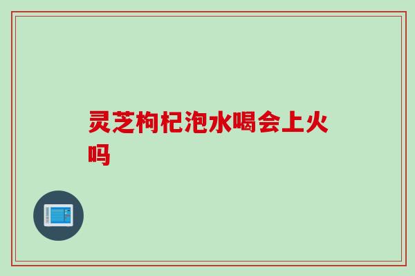 灵芝枸杞泡水喝会上火吗