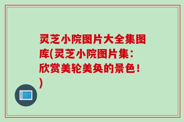 灵芝小院图片大全集图库(灵芝小院图片集:欣赏美轮美奂的景色!) 灵芝小院图片大全集图库(灵芝小院图片集:欣赏美轮美奂的景色!)