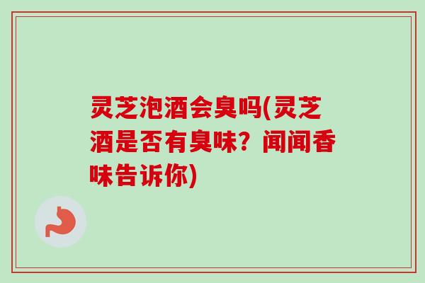灵芝泡酒会臭吗(灵芝酒是否有臭味?闻闻香味告诉你) 灵芝泡酒会臭吗(灵芝酒是否有臭味?闻闻香味告诉你)