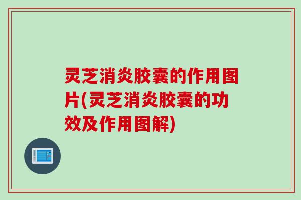 灵芝消炎胶囊的作用图片(灵芝消炎胶囊的功效及作用图解)