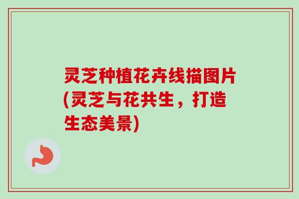 灵芝种植花卉线描图片(灵芝与花共生,打造生态美景) 灵芝种植花卉线描图片(灵芝与花共生,打造生态美景)