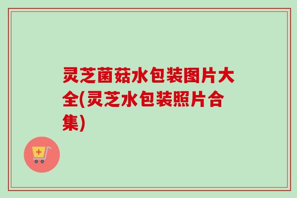 灵芝菌菇水包装图片大全(灵芝水包装照片合集) 灵芝菌菇水包装图片大全(灵芝水包装照片合集)
