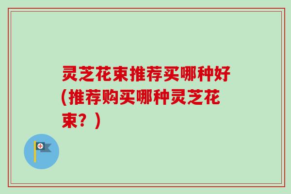 灵芝花束推荐买哪种好(推荐购买哪种灵芝花束？)