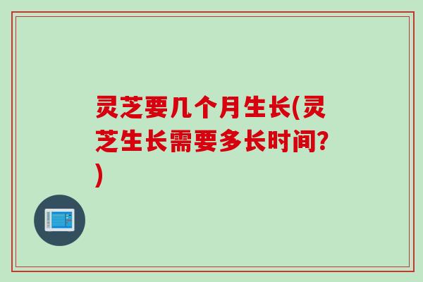 灵芝要几个月生长(灵芝生长需要多长时间？)